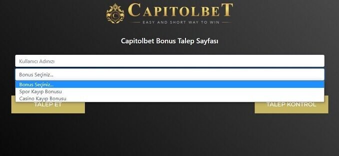 CapitolBet Para Yatırmada Sanal Cüzdan